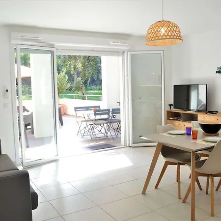 Apartment 3 Pieces Avec Clim, Piscine Et Terrasse - 500m Plage, Parking, Sur - Fr-1-226b-77 *